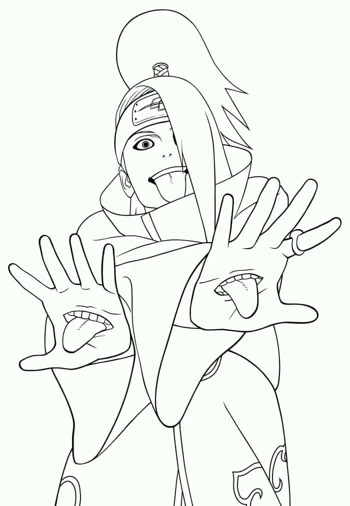 Coloriage Naruto 101