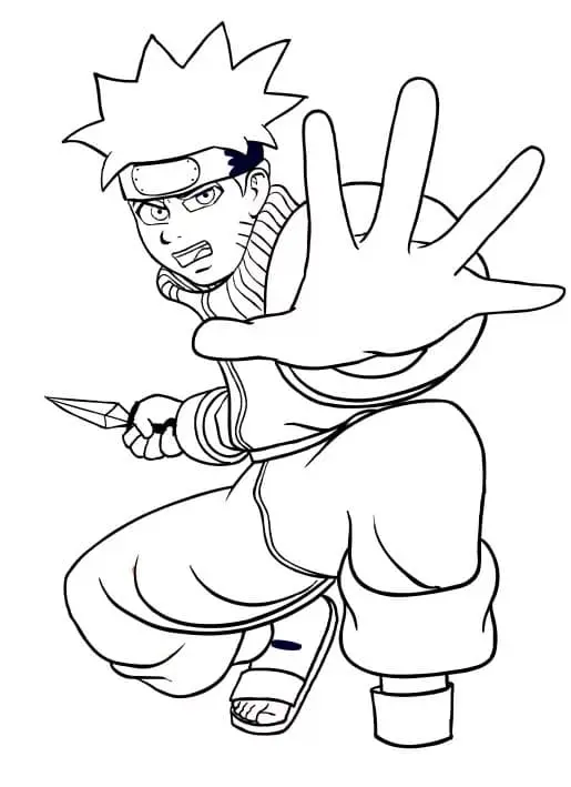 Coloriage Naruto 92