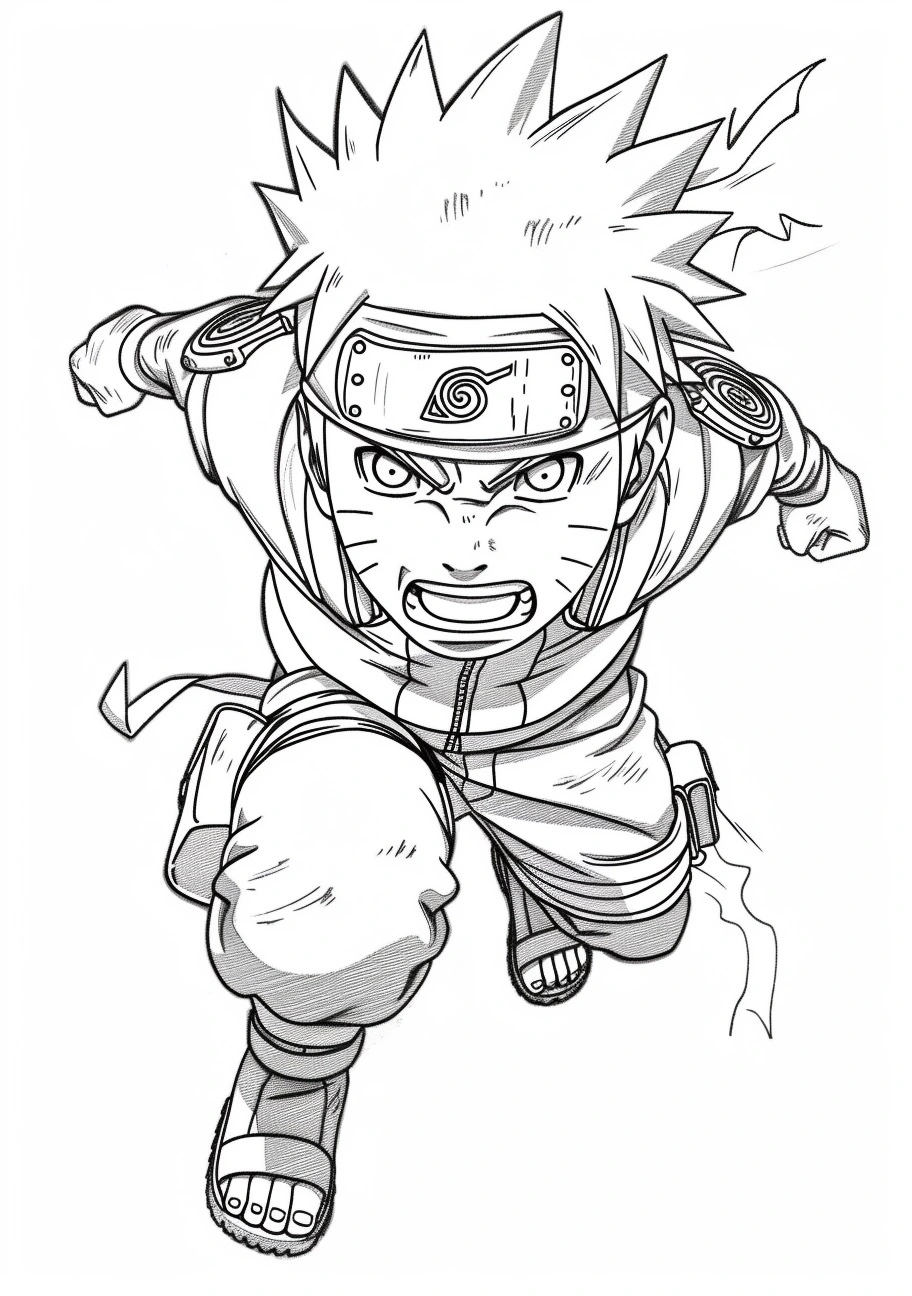 Coloriage Naruto 7