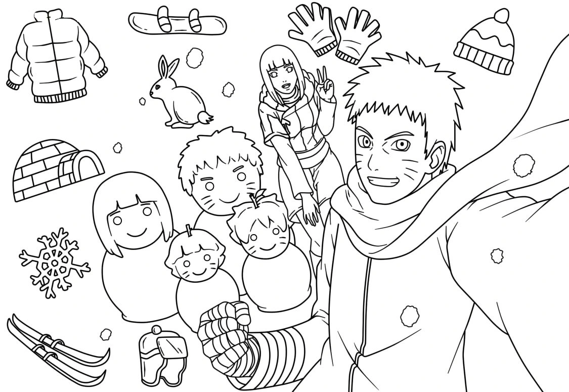 Coloriage Naruto 78