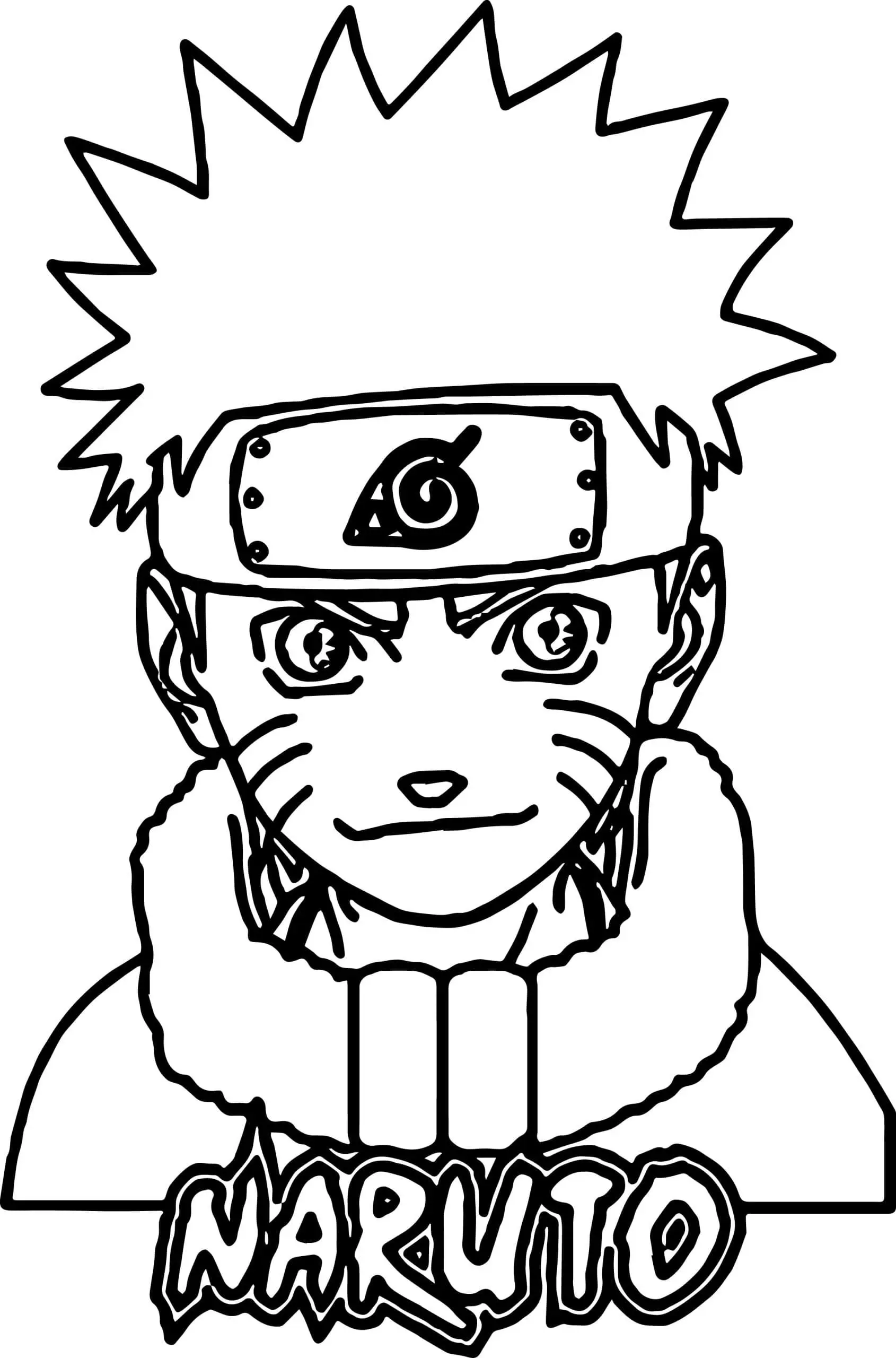 Coloriage Naruto 74