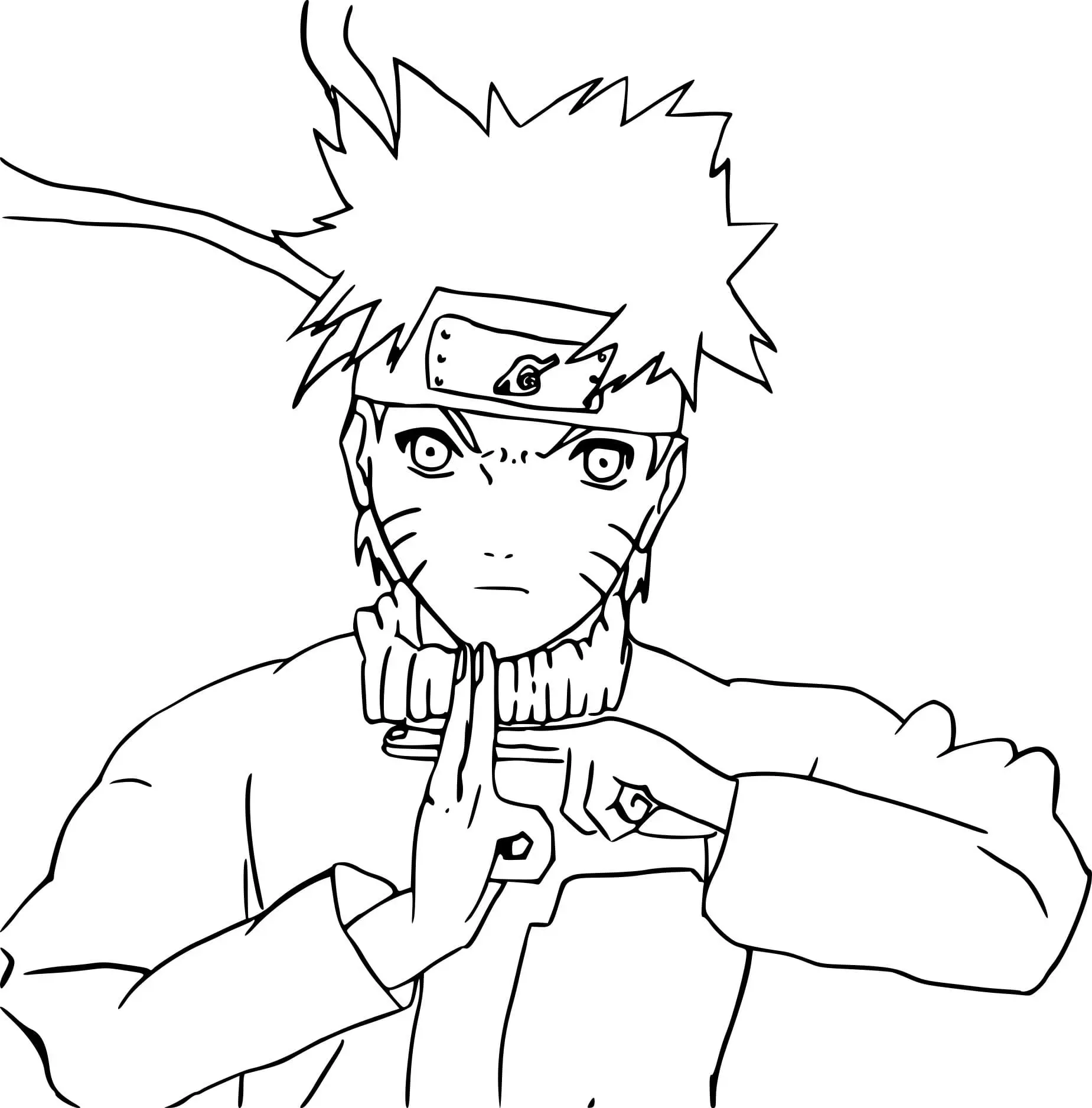 Coloriage Naruto 72