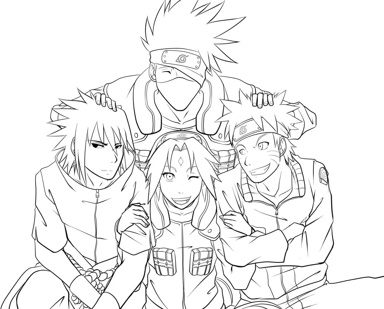 Coloriage Naruto 70