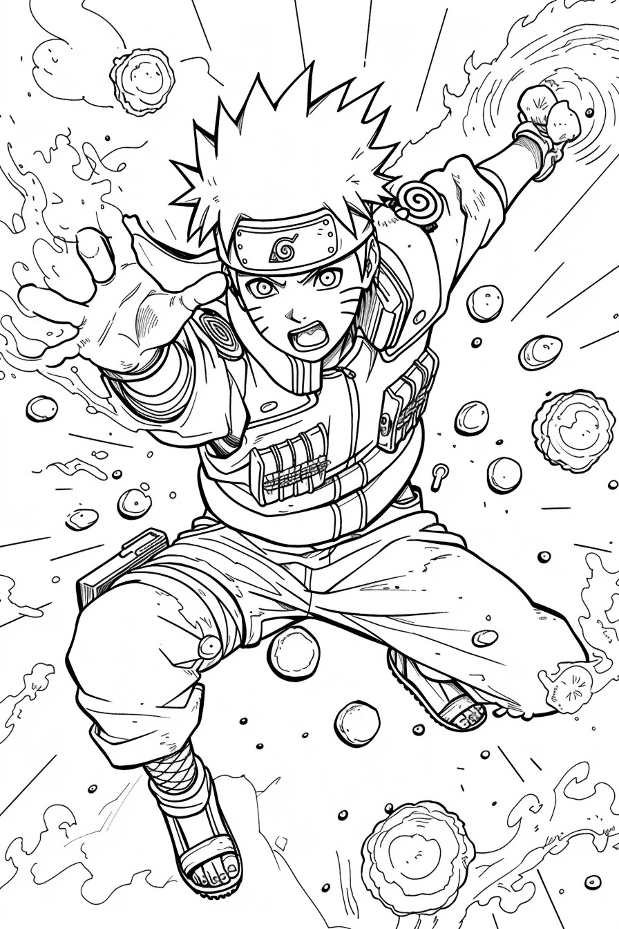 Coloriage Naruto 8