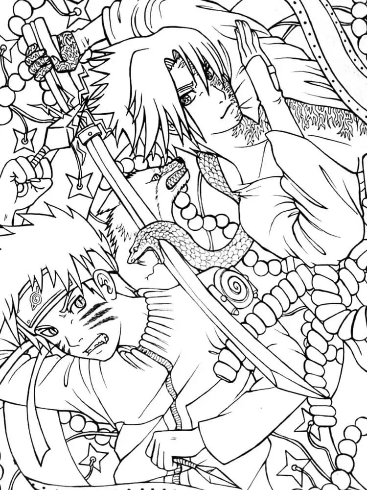 Coloriage Naruto 63