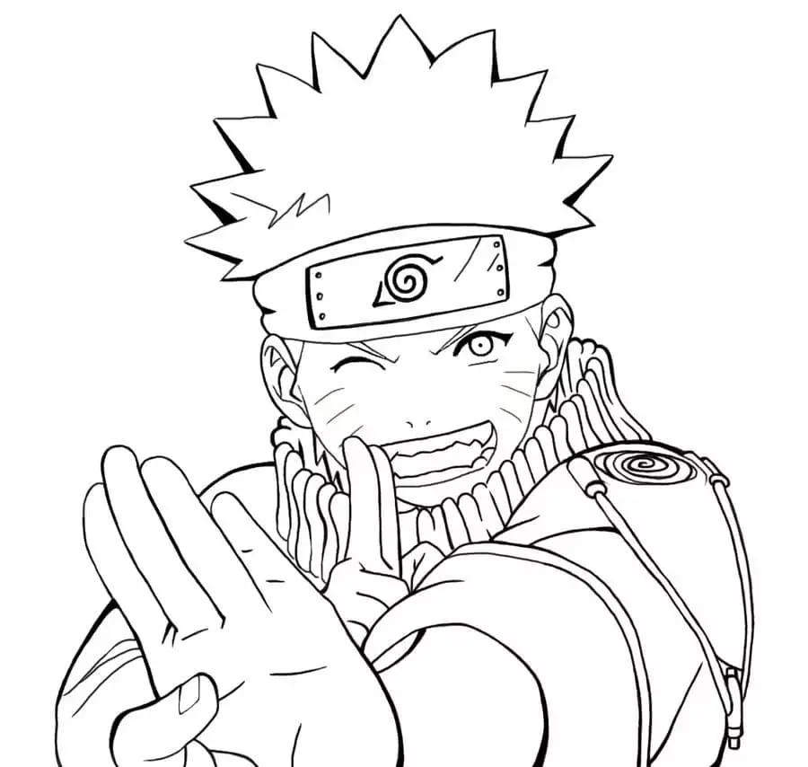 Coloriage Naruto 58