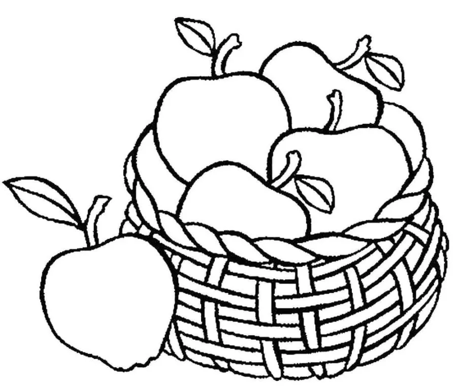 Coloriage Pommes 57