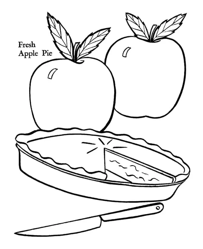 Coloriage Pommes 37