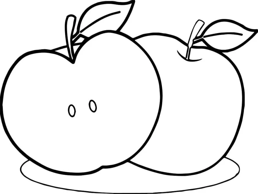 Coloriage Pommes 11