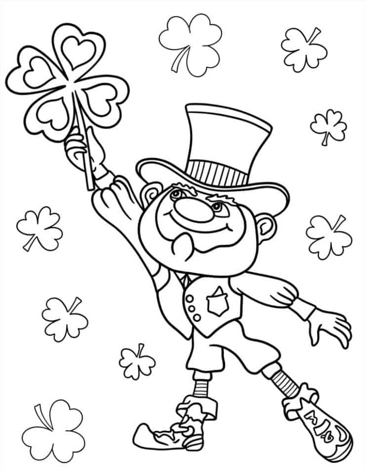 Coloriage Saint Patrick 14