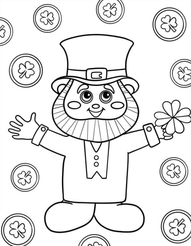 Coloriage Saint Patrick 4