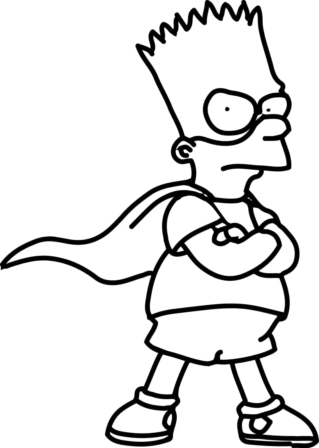 Coloriage Simpson 44