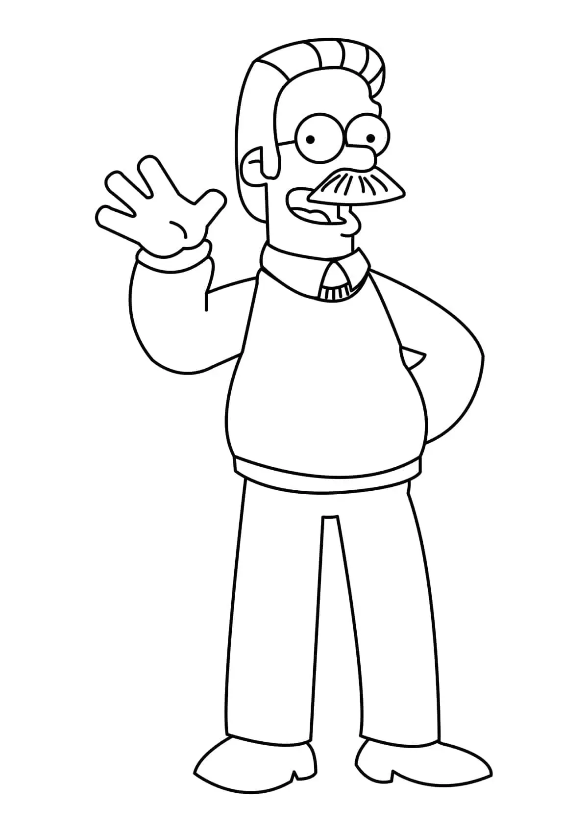 Coloriage Simpson 41