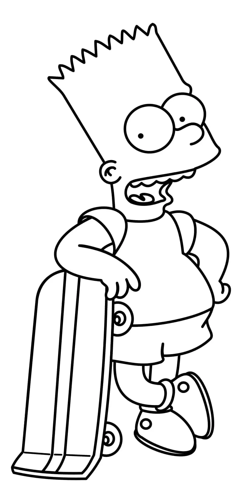 Coloriage Simpson 39