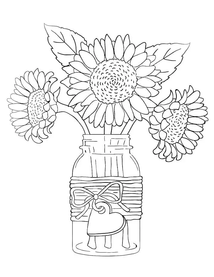 Coloriage Tournesol 14