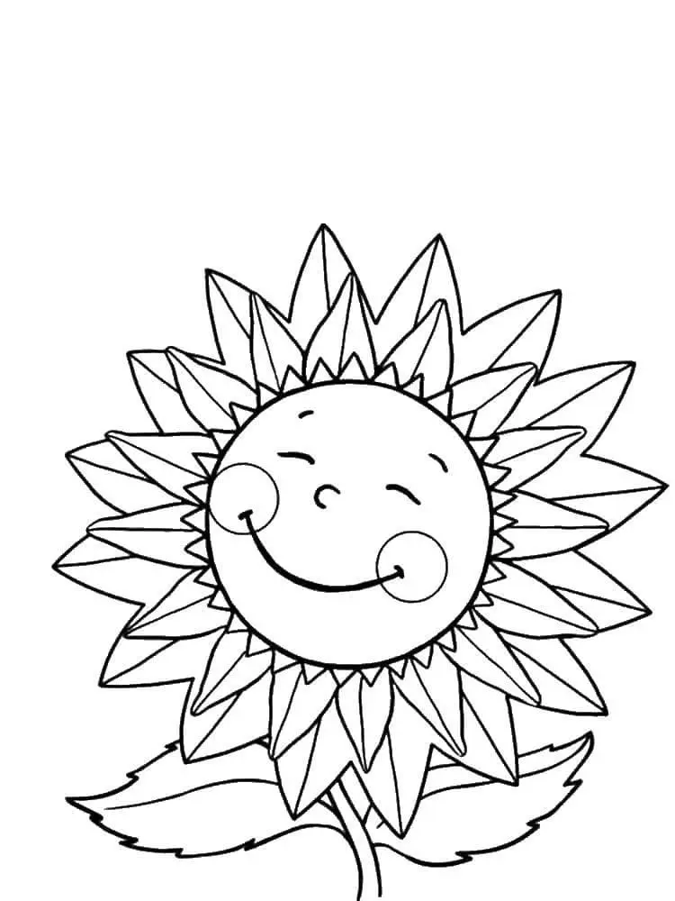 Coloriage Tournesol 13