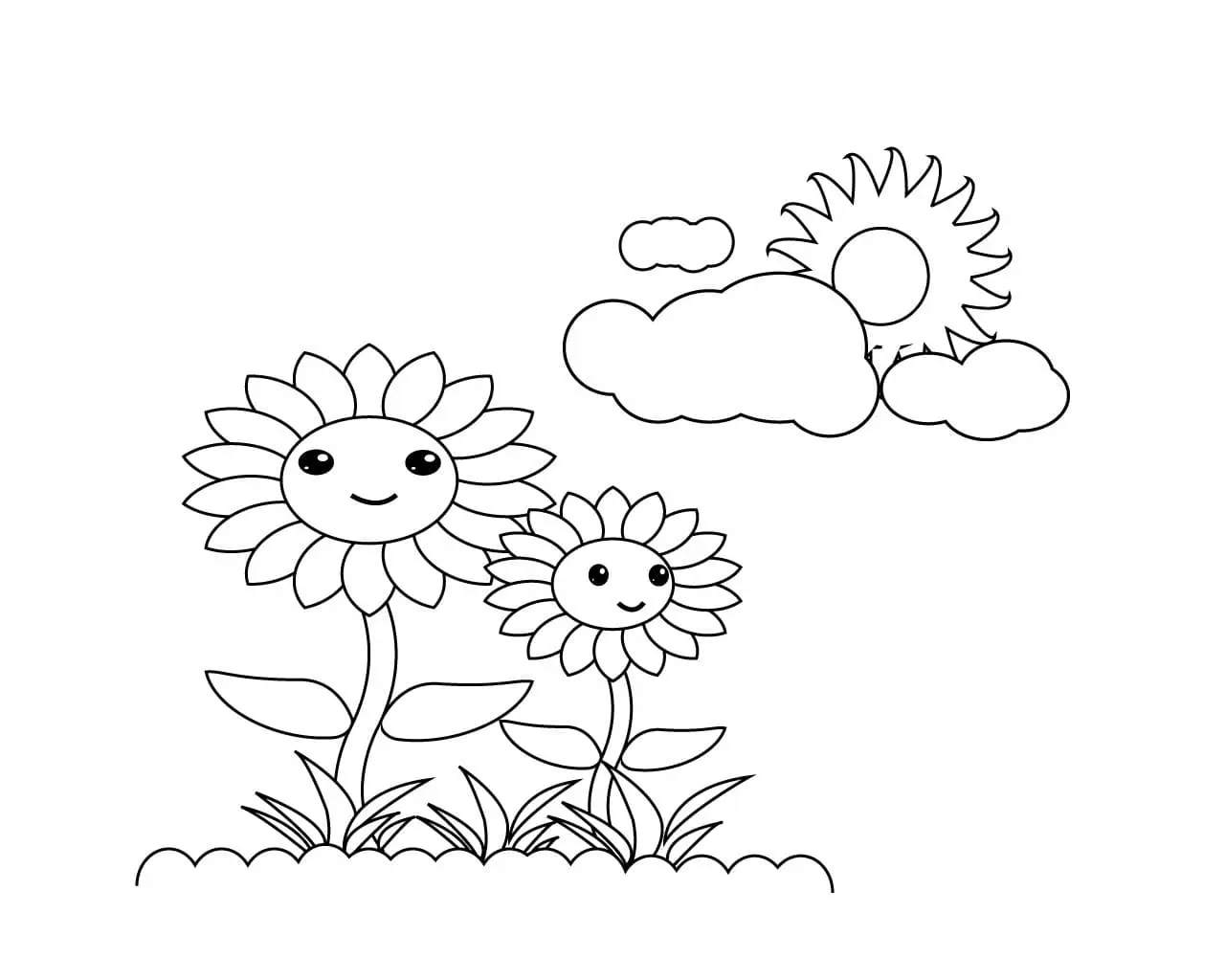 Coloriage Tournesol 19