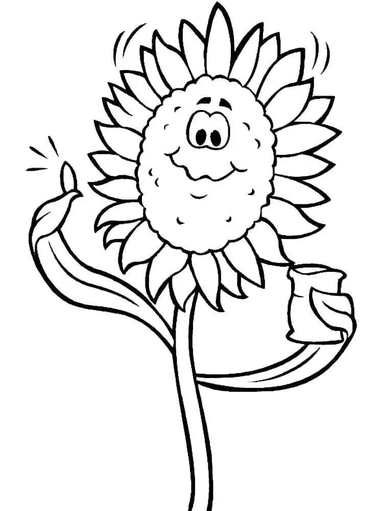 Coloriage Tournesol 36