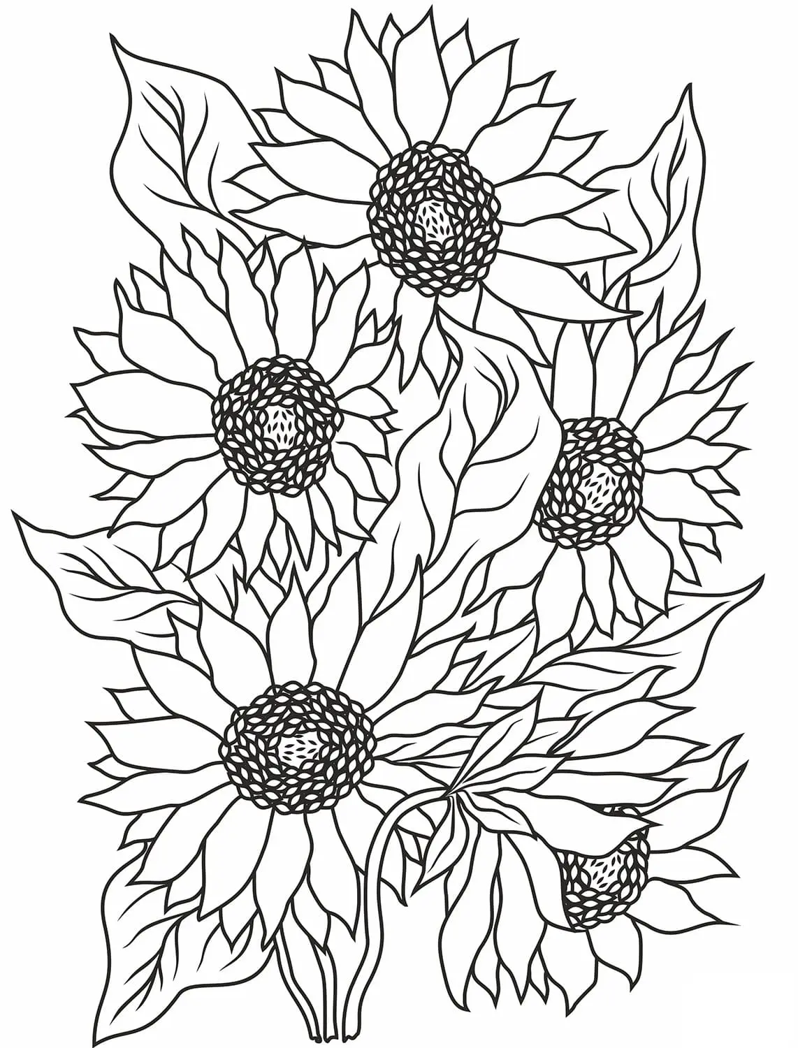 Coloriage Tournesol 33