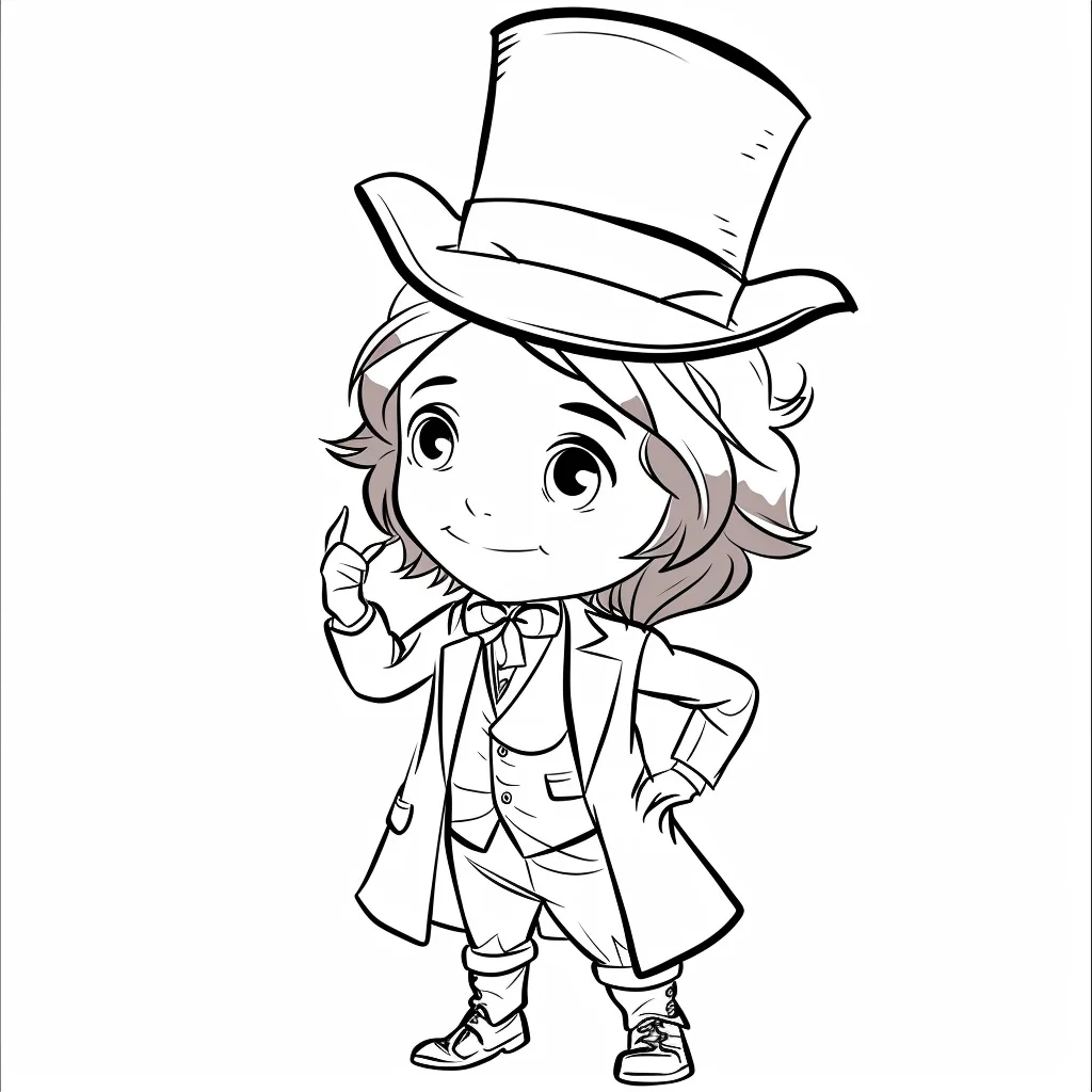 Coloriage Wonka