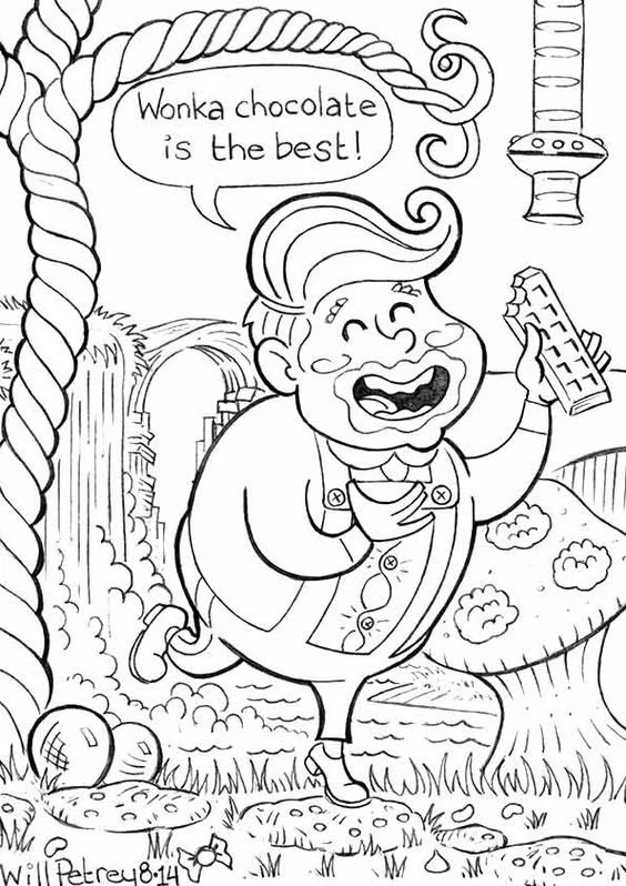 Coloriage Wonka 6