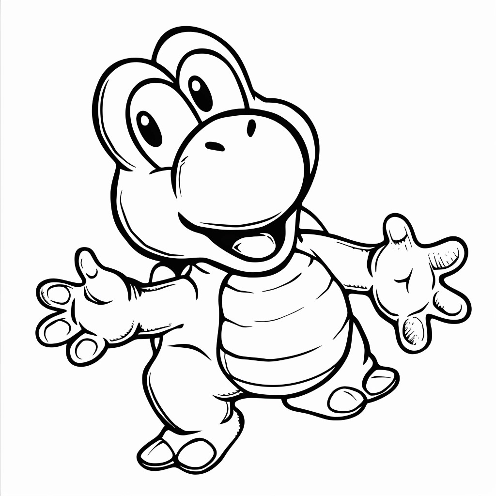 Coloriage Yoshi 39