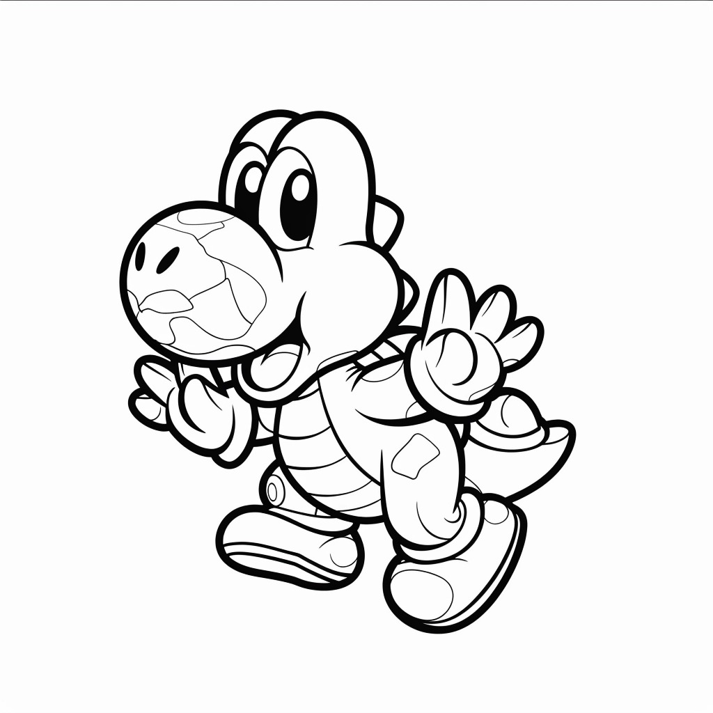 Coloriage Yoshi 40