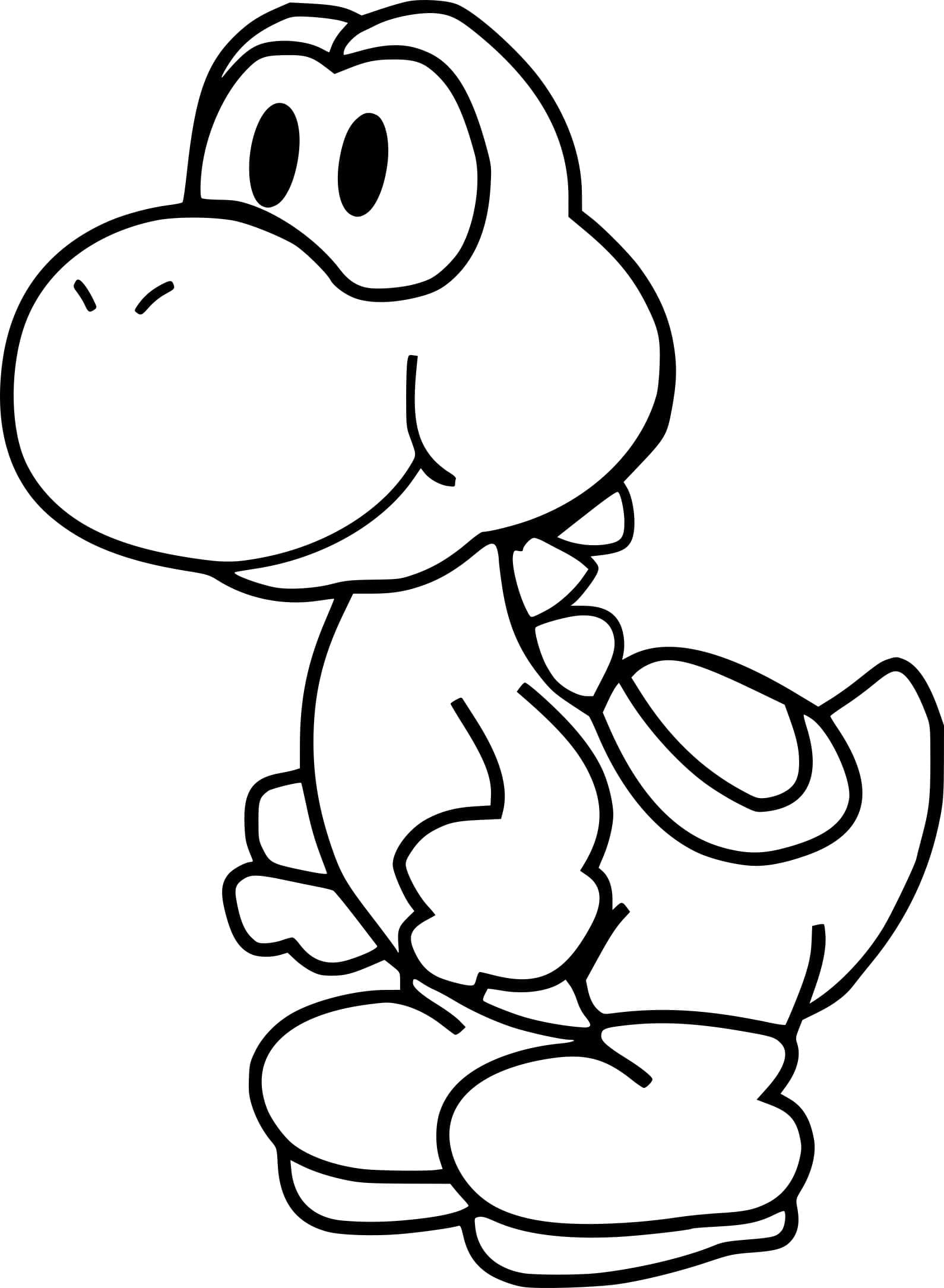 Coloriage Yoshi 36