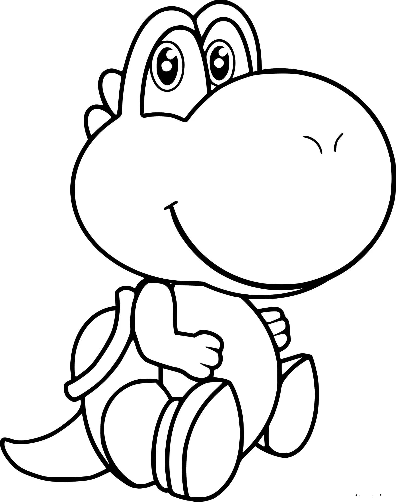 Coloriage Yoshi 35