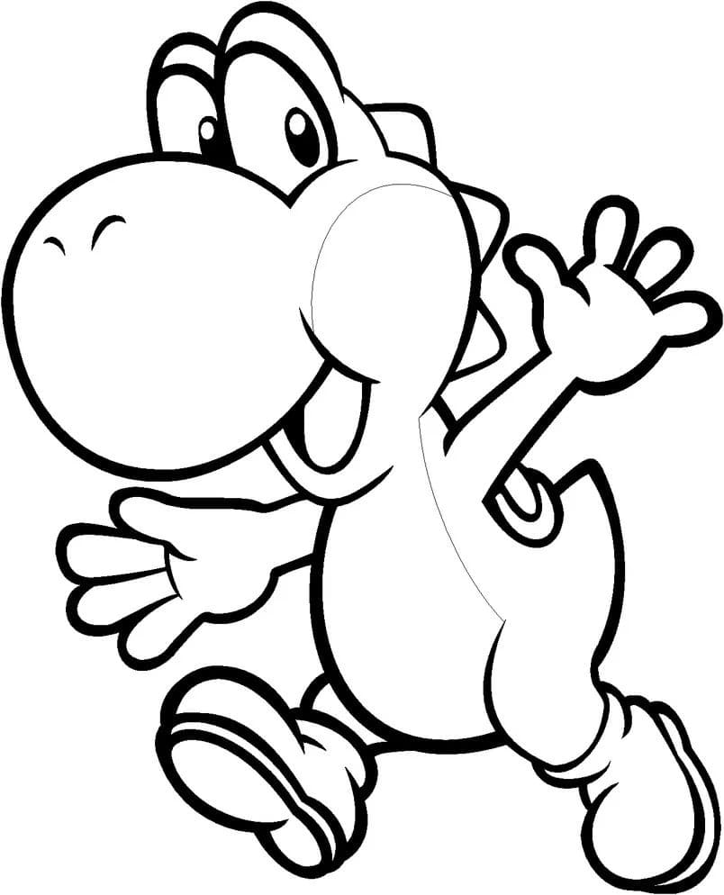 Coloriage Yoshi 34