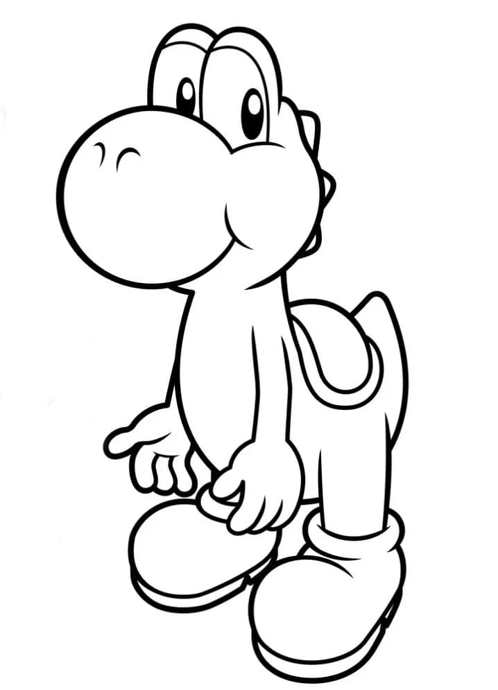 Coloriage Yoshi 32