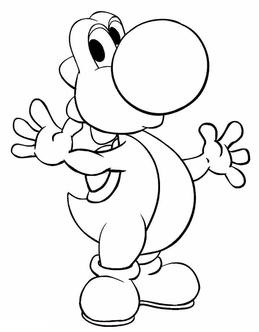 Coloriage Yoshi 33