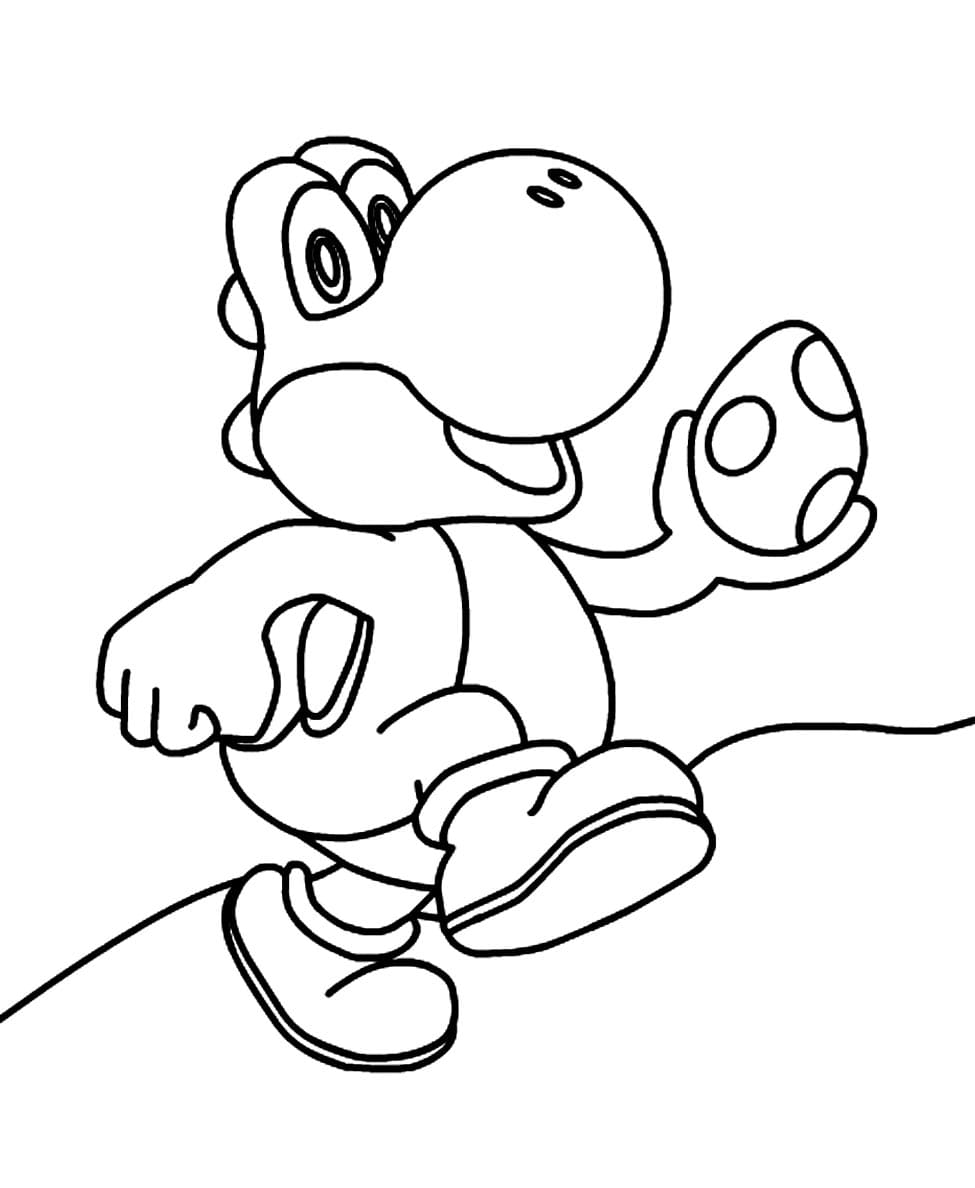 Coloriage Yoshi 31