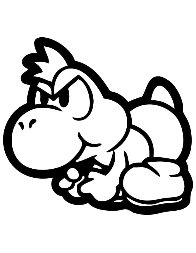 Coloriage Yoshi 27