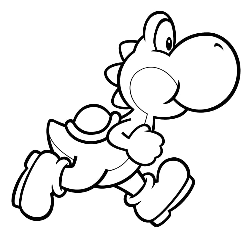 Coloriage Yoshi 25