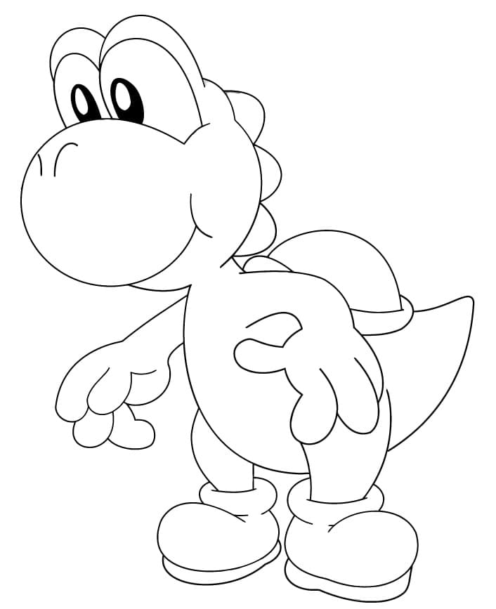 Coloriage Yoshi 23