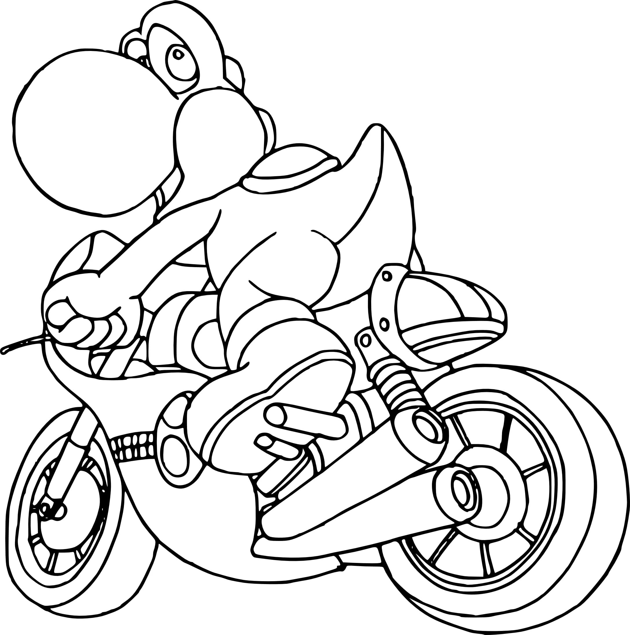 Coloriage Yoshi 21