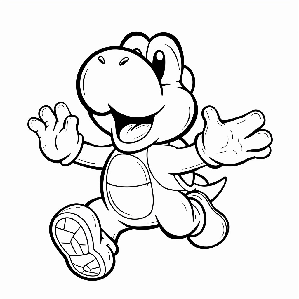 Coloriage Yoshi 47