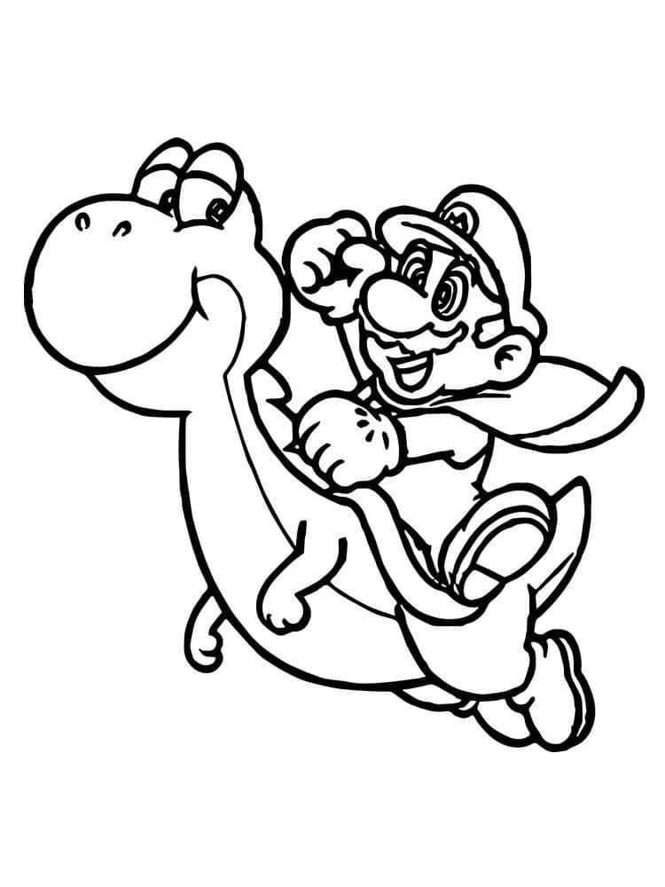 Coloriage Yoshi 18