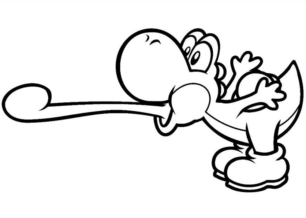 Coloriage Yoshi 17