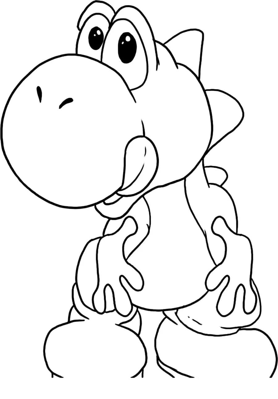 Coloriage Yoshi 16