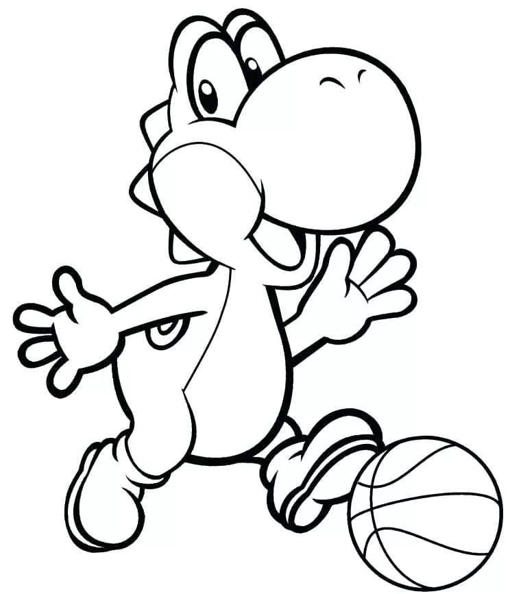 Coloriage Yoshi 15