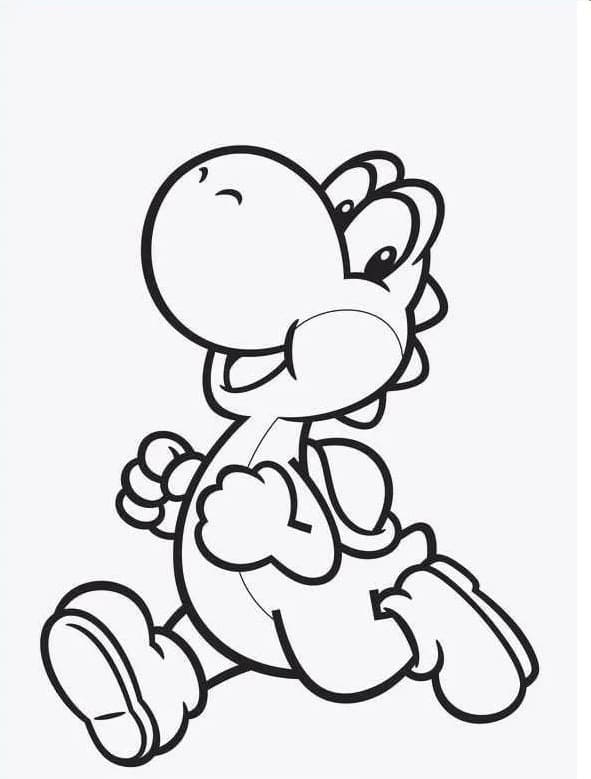 Coloriage Yoshi 13