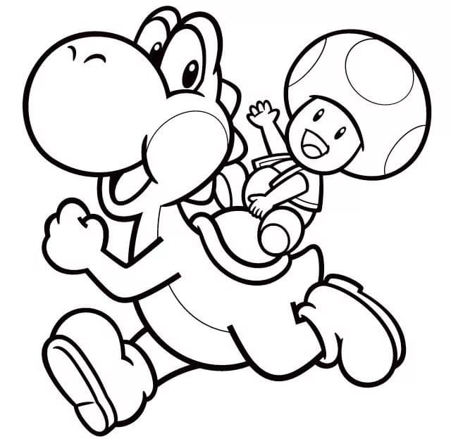 Coloriage Yoshi 11