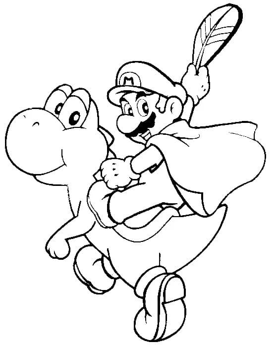 Coloriage Yoshi 8