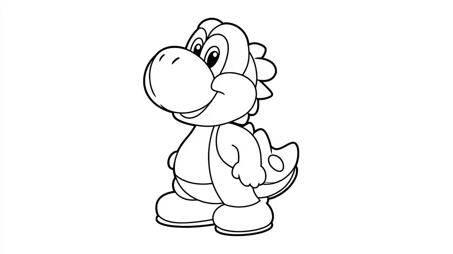 coloriage Yoshi en ligne