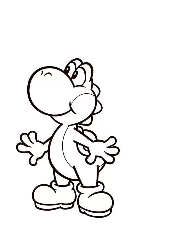 Coloriage Yoshi 6