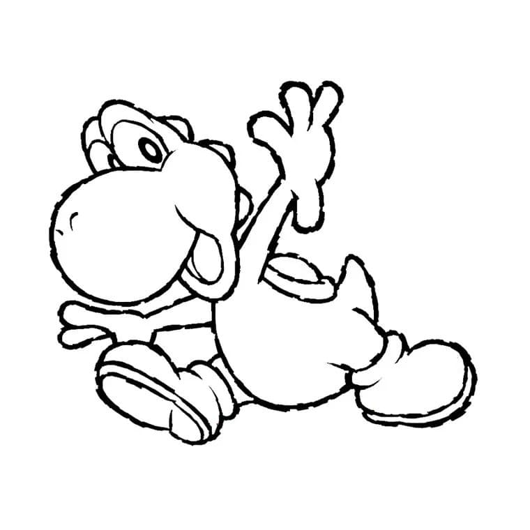 Coloriage Yoshi 5