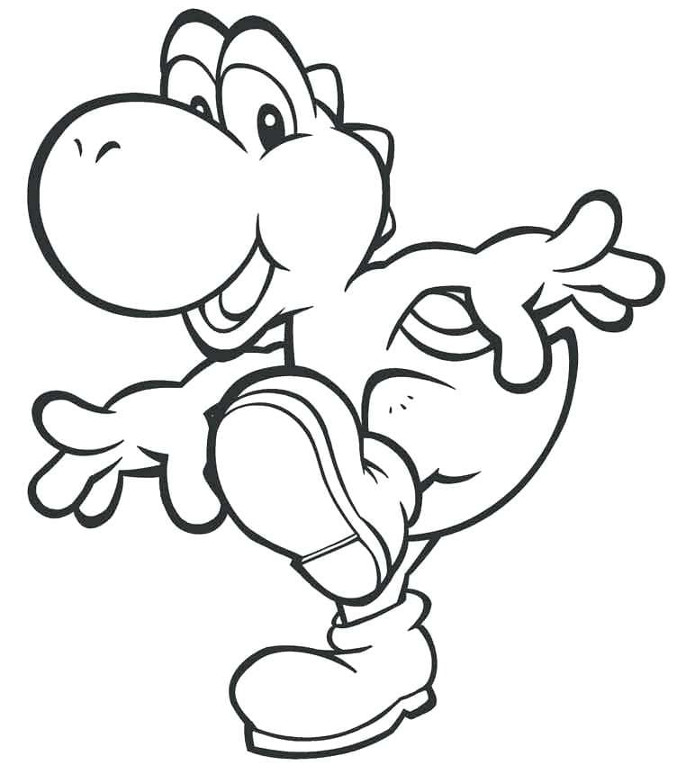 Coloriage Yoshi 4