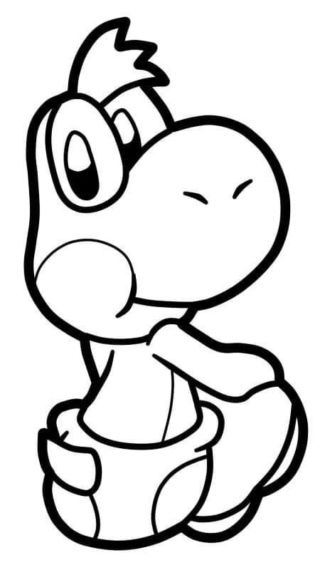 Coloriage Yoshi 2